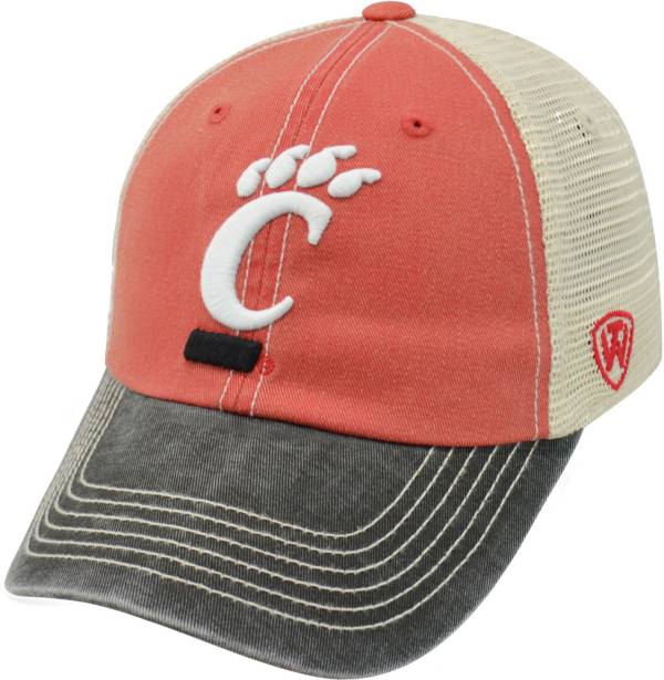 Top of the World Men's Cincinnati Bearcats Red/White/Black Off Road Adjustable Hat