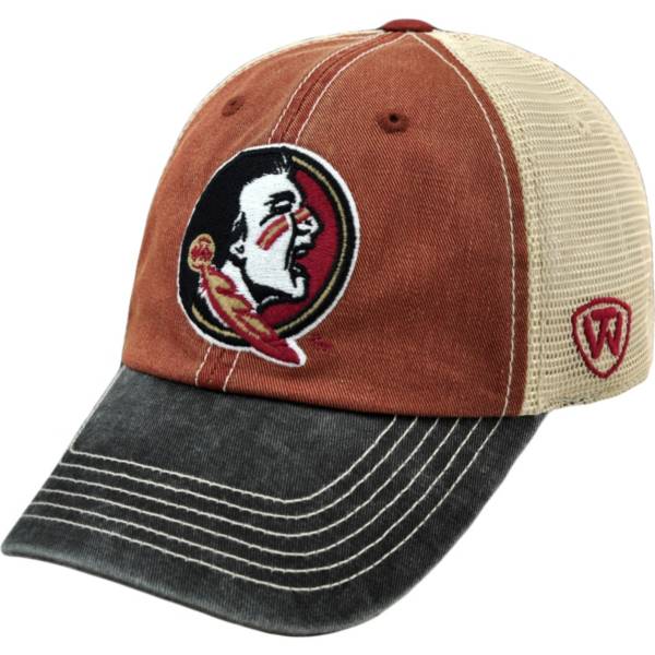 Top of the World Men's Florida State Seminoles Garnet/White/Black Off Road Adjustable Hat