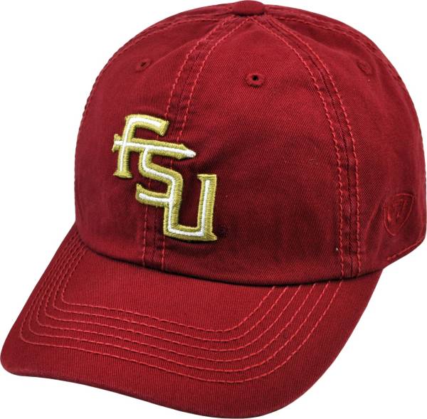 Top of the World Men's Florida State Seminoles Garnet Crew Adjustable Hat