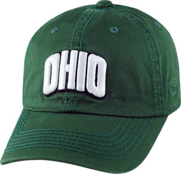 Top of the World Men's Ohio Bobcats Green Crew Adjustable Hat