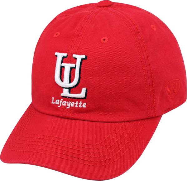 Top of the World Men's Louisiana-Lafayette Ragin' Cajuns Red Crew Adjustable Hat