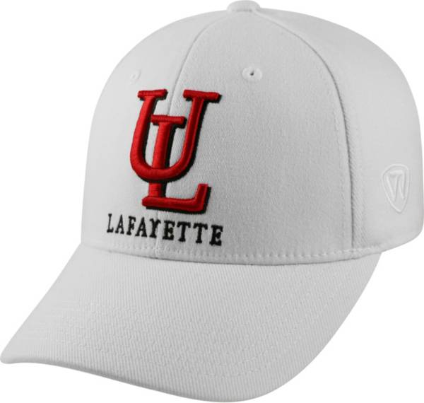 Top of the World Men's Louisiana-Lafayette Ragin' Cajuns White Premium Collection M-Fit Hat