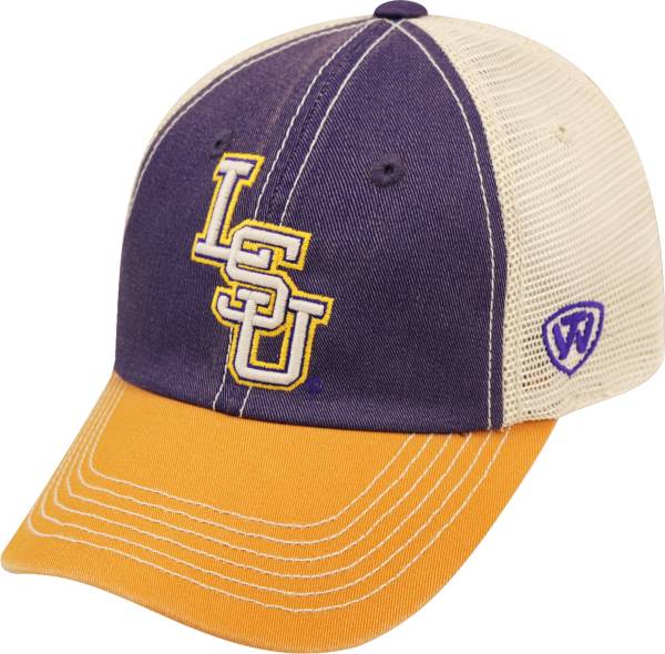 Top of the World Men's LSU Tigers Purple/White/Gold Off Road Adjustable Hat