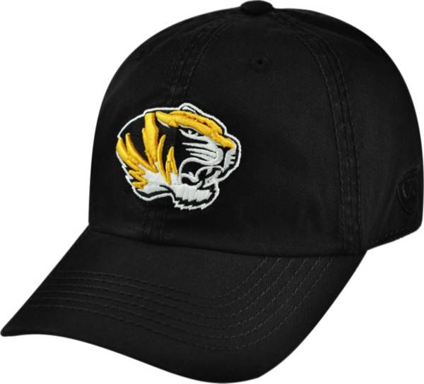 Top of the World Men's Missouri Tigers Black Crew Adjustable Hat