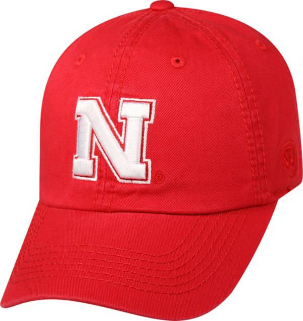 Top of the World Men's Nebraska Cornhuskers Scarlet Crew Adjustable Hat