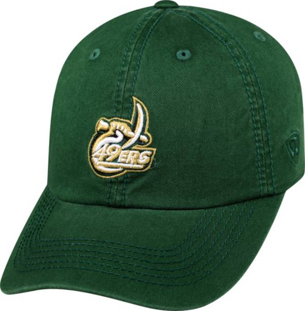 Top of the World Men's Charlotte 49ers Green Crew Adjustable Hat