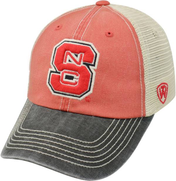 Top of the World Men's NC State Wolfpack Red/White/Black Off Road Adjustable Hat