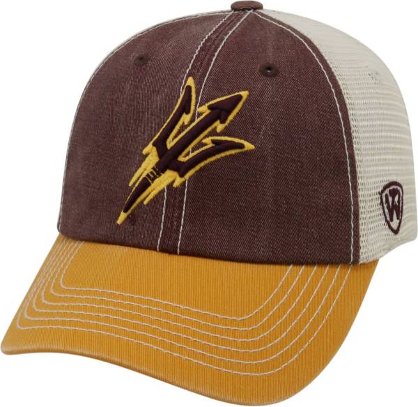 Top of the World Men's Arizona State Sun Devils Maroon/White/Gold Off Road Adjustable Hat