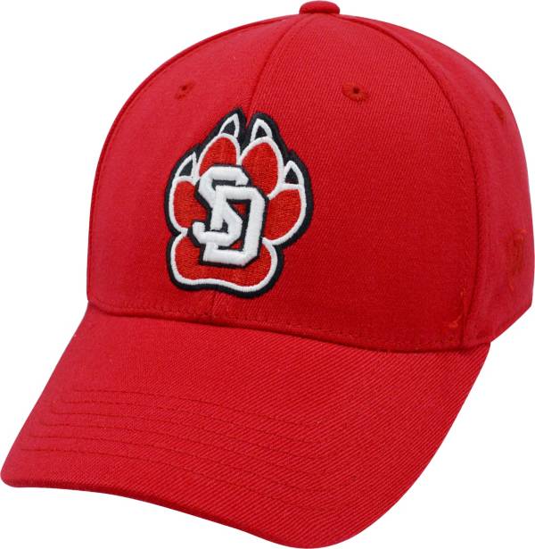 Top of the World Men's South Dakota Coyotes Red Premium Collection M-Fit Hat