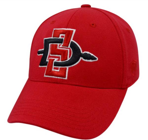 Top of the World Men's San Diego State Aztecs Scarlet Premium Collection M-Fit Hat