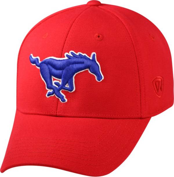 Top of the World Men's Southern Methodist Mustangs Red Premium Collection M-Fit Hat