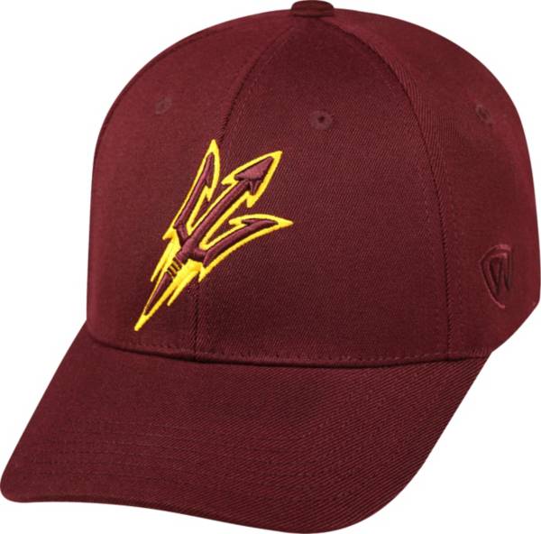 Top of the World Men's Arizona State Sun Devils Maroon Premium Collection M-Fit Hat