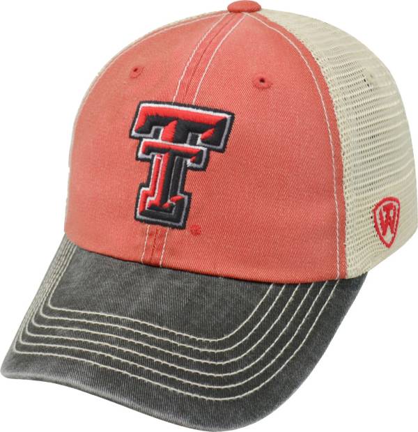 Top of the World Men's Texas Tech Red Raiders Red/White/Black Off Road Adjustable Hat product image