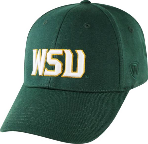 Top of the World Men's Wright State Raiders Green Premium Collection M-Fit Hat