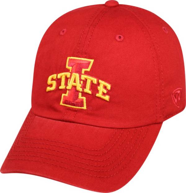 Top of the World Men's Iowa State Cyclones Cardinal Crew Adjustable Hat