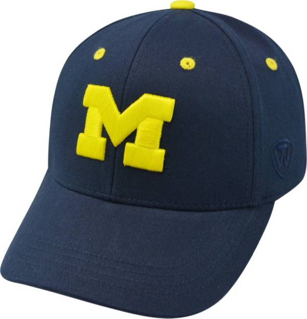Top of the World NCAA Michigan Crew Adjustable Hat Navy