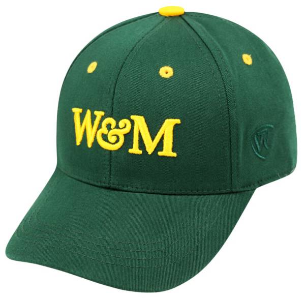 Top of the World Youth William & Mary Tribe Green Rookie Hat