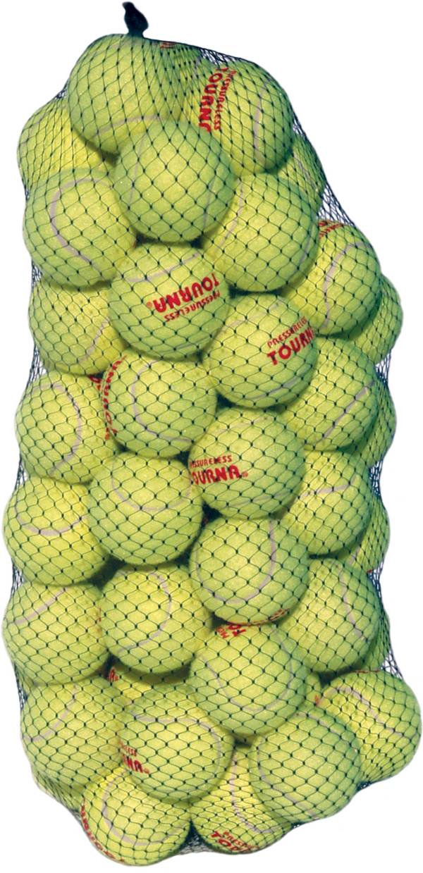 Tourna Permanent Pressure Tennis Ball Set - 60 Pack