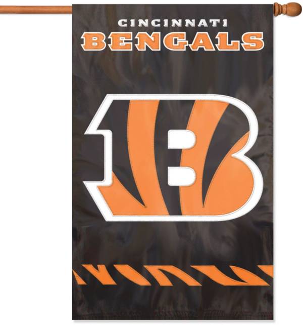 Party Animal Cincinnati Bengals Applique Banner Flag