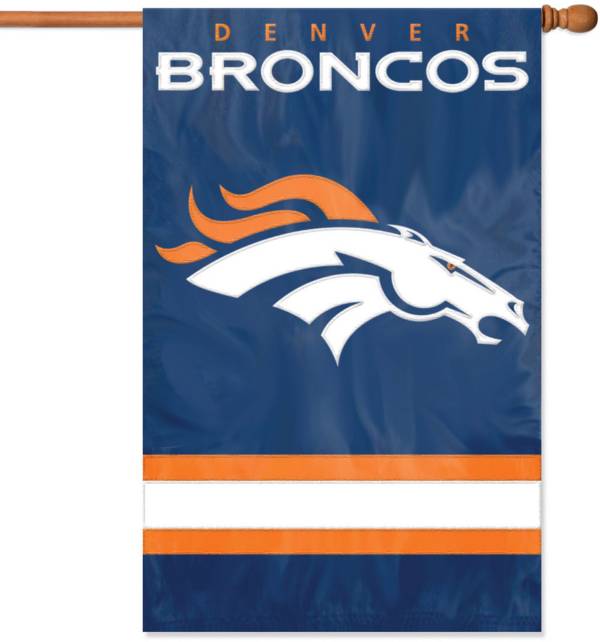 Party Animal Denver Broncos Applique Banner Flag