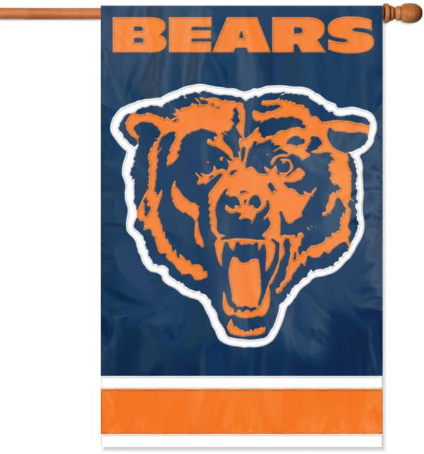 Chicago Bears Applique Banner Flag