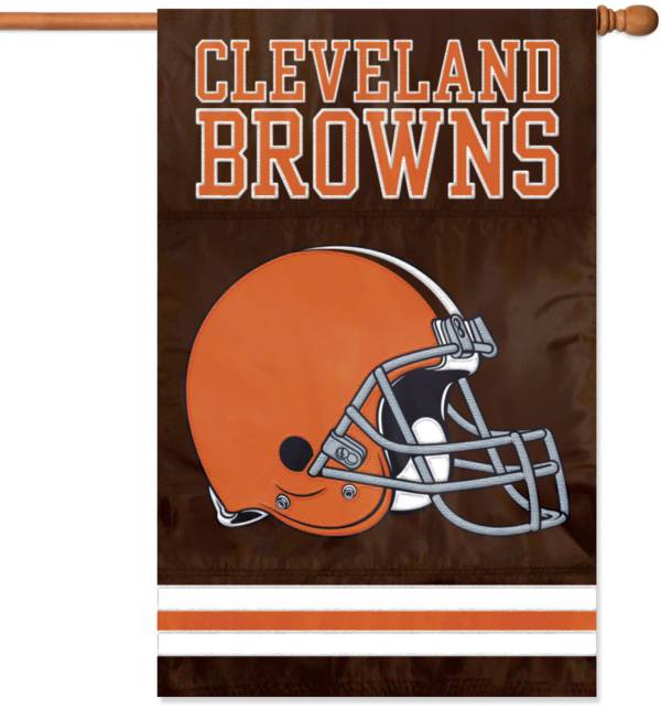 The Party Animal Cleveland Browns Applique Banner Flag