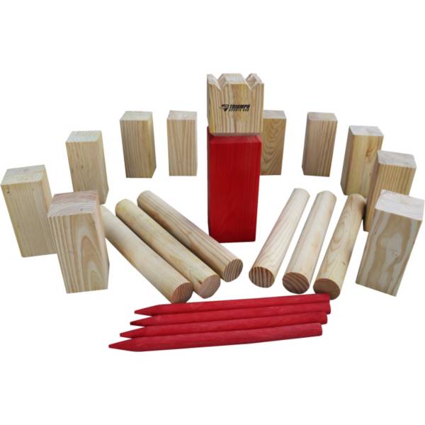 Details about   Triumph Kubb Viking Chess Outdoor Wooden Game Set Combines Bowling and for of 