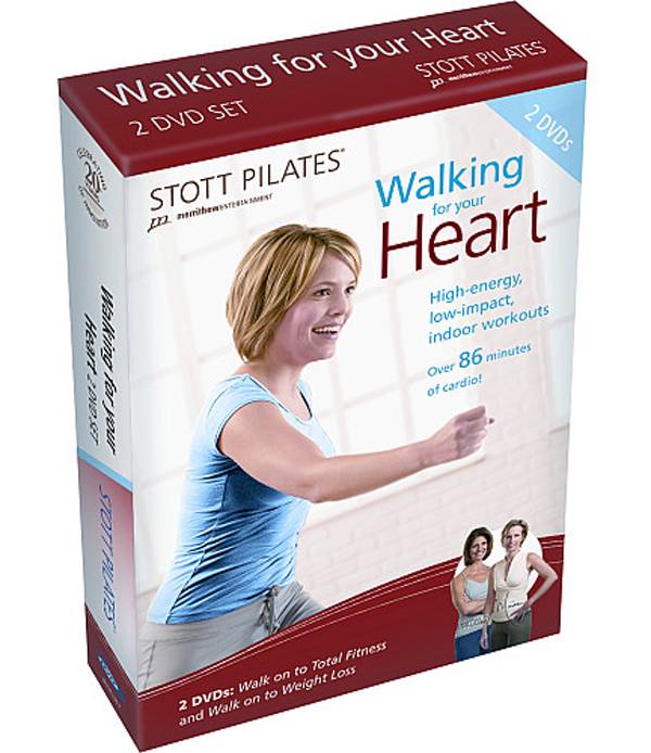 STOTT PILATES Walking for Your Heart 2 DVD Set product image