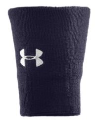 Under Armour Unisex Navy Athletic Assorted Performance Wristbands Set Of 4 NEW 