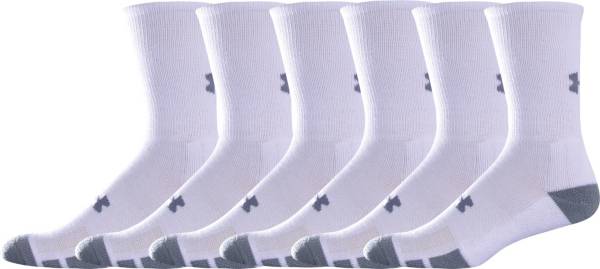 Under Armour Kids' Resistor Crew Socks - 6 Pack