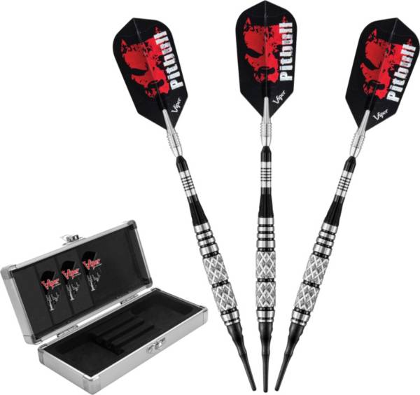 Viper Pitbull Tungsten 18g Ringed Diamond Cut Barrel Soft Tip Darts