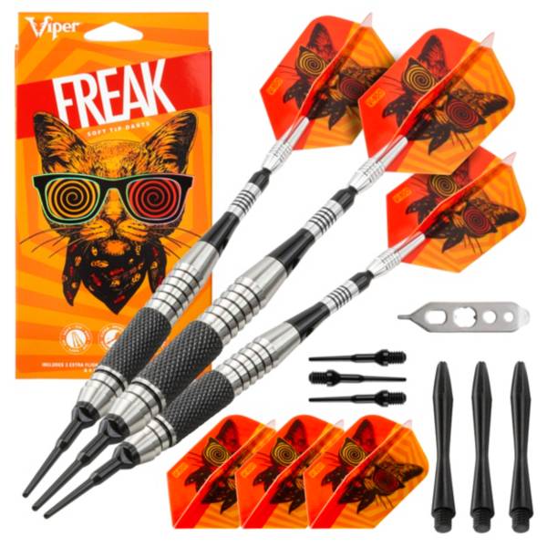 Viper Freak 18g Knurled and Grooved Barrel Soft Tip Darts