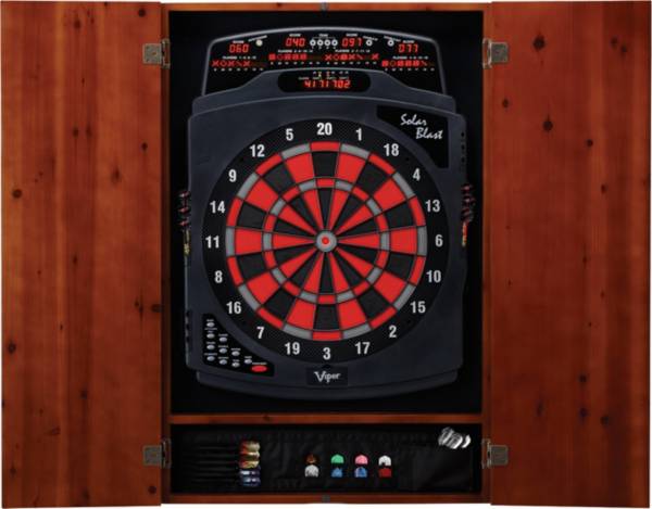 Viper Metropolitan Cinnamon Soft Tip Dartboard Cabinet