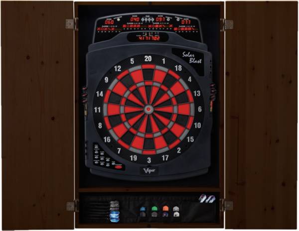 Viper Metropolitan Espresso Soft Tip Dartboard Cabinet