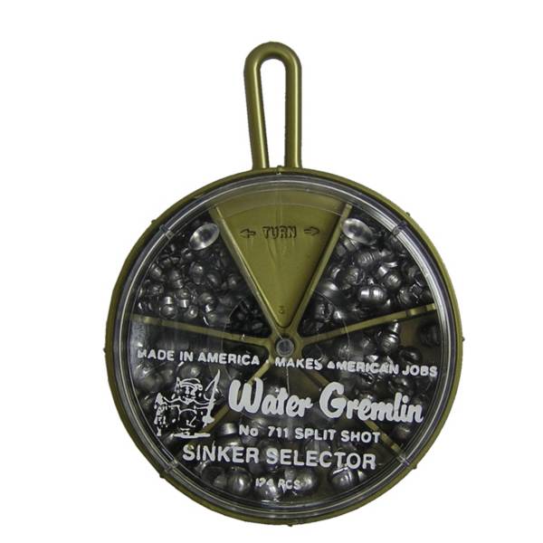 Water Gremlin Split Shot Selector - 124 Pieces