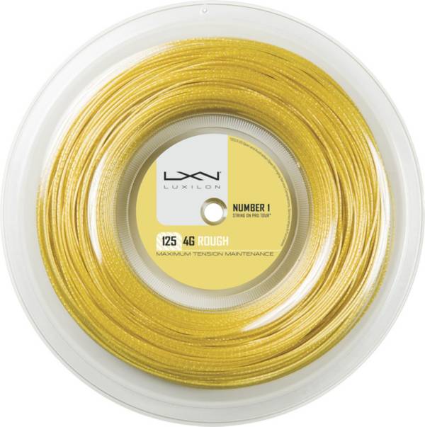 Luxilon 4G Rough 16L Tennis String – 200M Reel