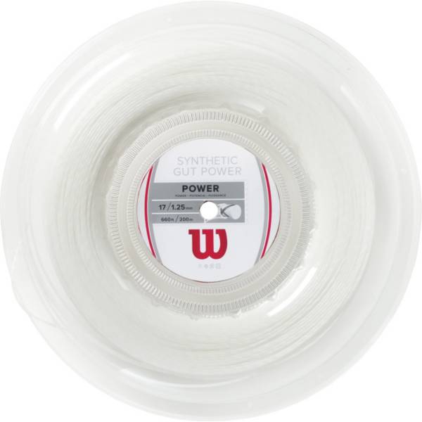 Wilson Synthetic Gut Power 17 Tennis String – 200M Reel
