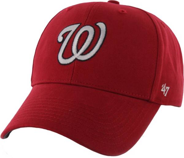 '47 Youth Washington Nationals Basic Red Adjustable Hat