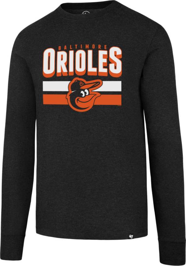 47 Men's Baltimore Orioles Club Black Long Sleeve T-Shirt