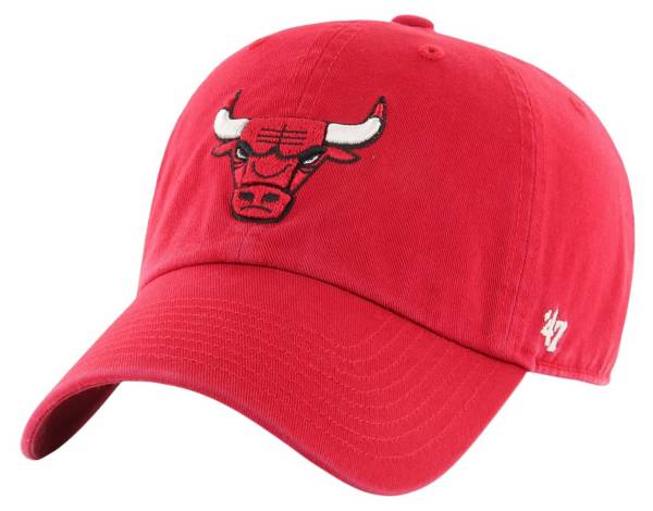 '47 Men's Chicago Bulls Red Clean Up Adjustable Hat
