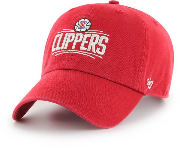 '47 Men's Los Angeles Clippers Red Clean Up Adjustable Hat product image