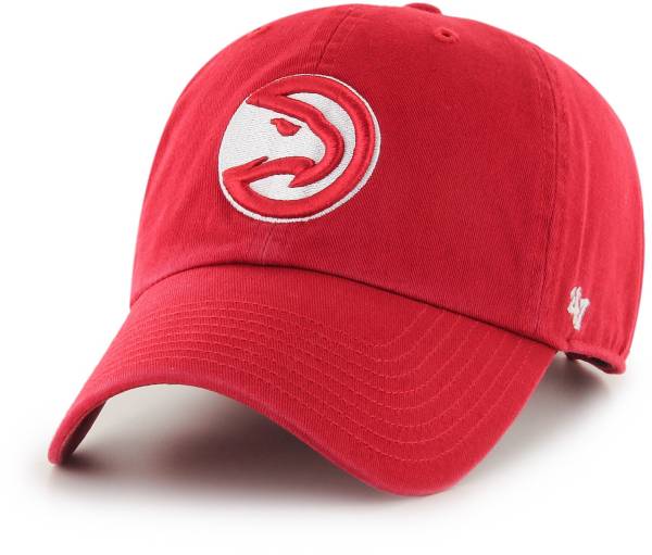 '47 Men's Atlanta Hawks Red Clean Up Adjustable Hat