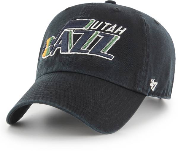 '47 Men's Utah Jazz Black Clean Up Adjustable Hat