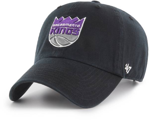 '47 Men's Sacramento Kings Black Clean Up Adjustable Hat