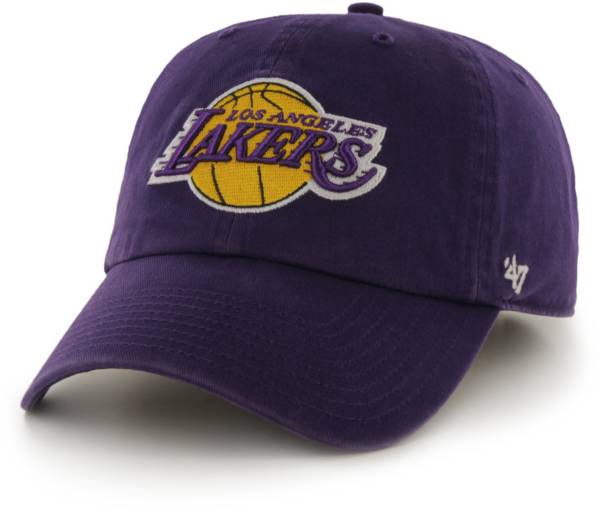 '47 Men's Los Angeles Lakers Purple Clean Up Adjustable Hat