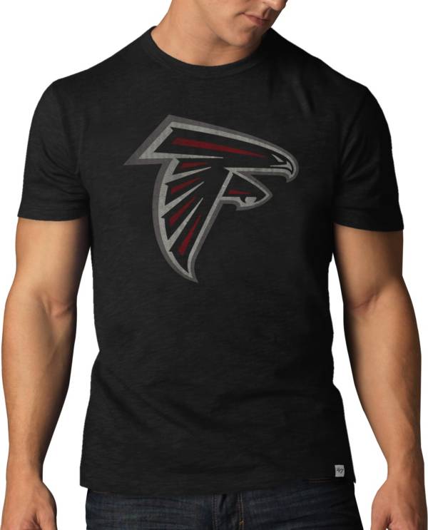 ‘47 Men's Atlanta Falcons Scrum Logo Black T-Shirt