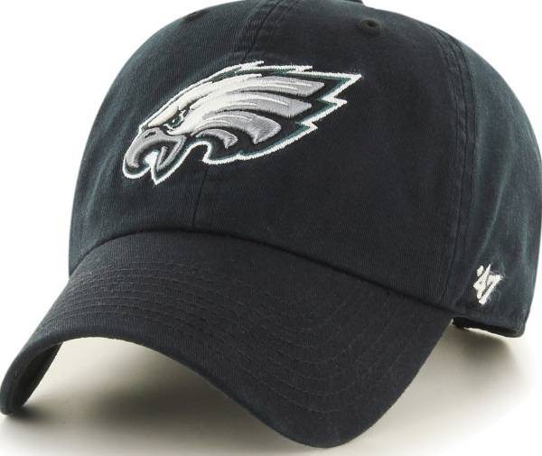 '47 Men's Philadelphia Eagles Clean Up Black Adjustable Hat product image