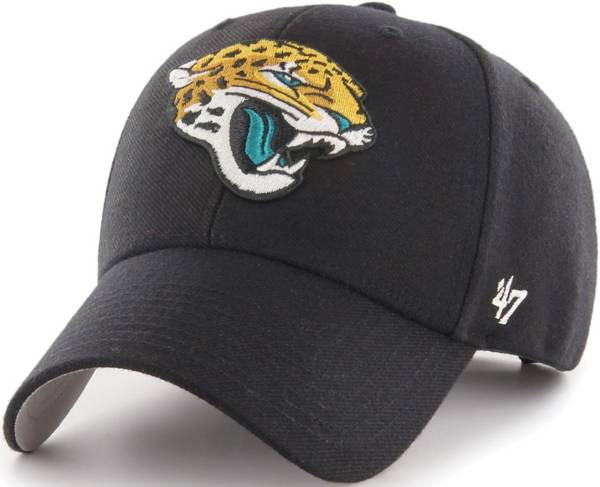 '47 Men's Jacksonville Jaguars MVP Black Adjustable Hat