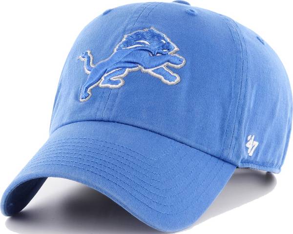 ‘47 Men's Detroit Lions Clean Up Adjustable Blue Hat product image