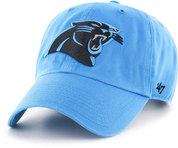 '47 Men's Carolina Panthers Blue Clean Up Adjustable Hat